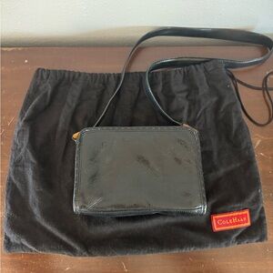 Cole Haan Vintage Black Leather Crossbody Bag